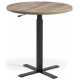 Boost Gas Lift Single Leg Table for Round Tops